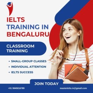 IELTS classroom training with small-group learning and individual attention